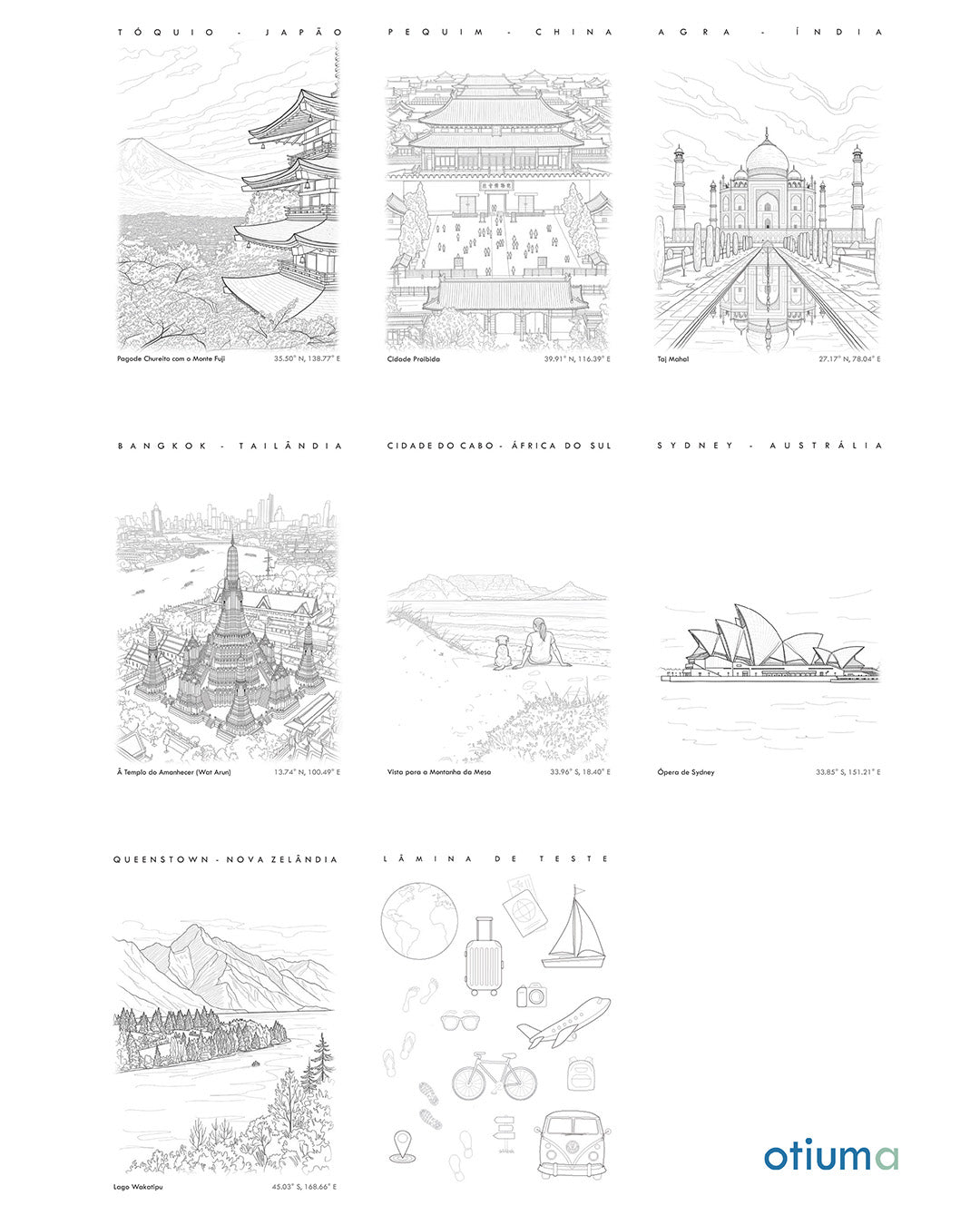 PT_ Passaporte Criativo. 25 Destinos para Colorir e Relaxar