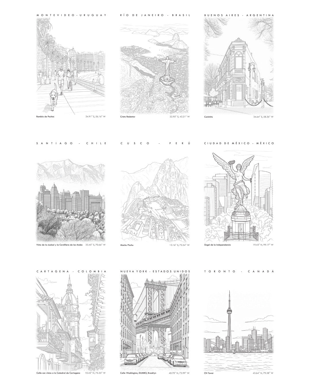 ES_ Pasaporte Creativo. 25 Destinos para Colorear y Relajarse.