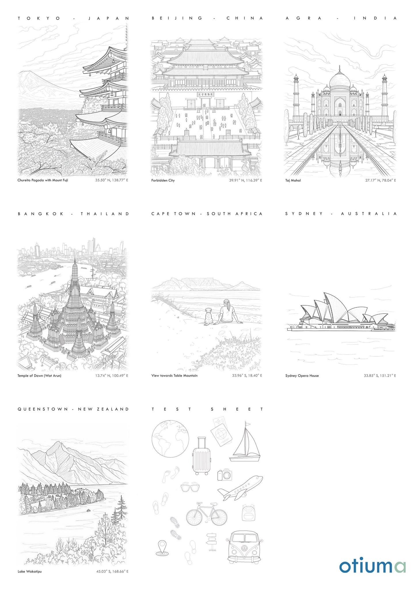 EN_ Creative Passport. 25 Destinations to Color and Relax