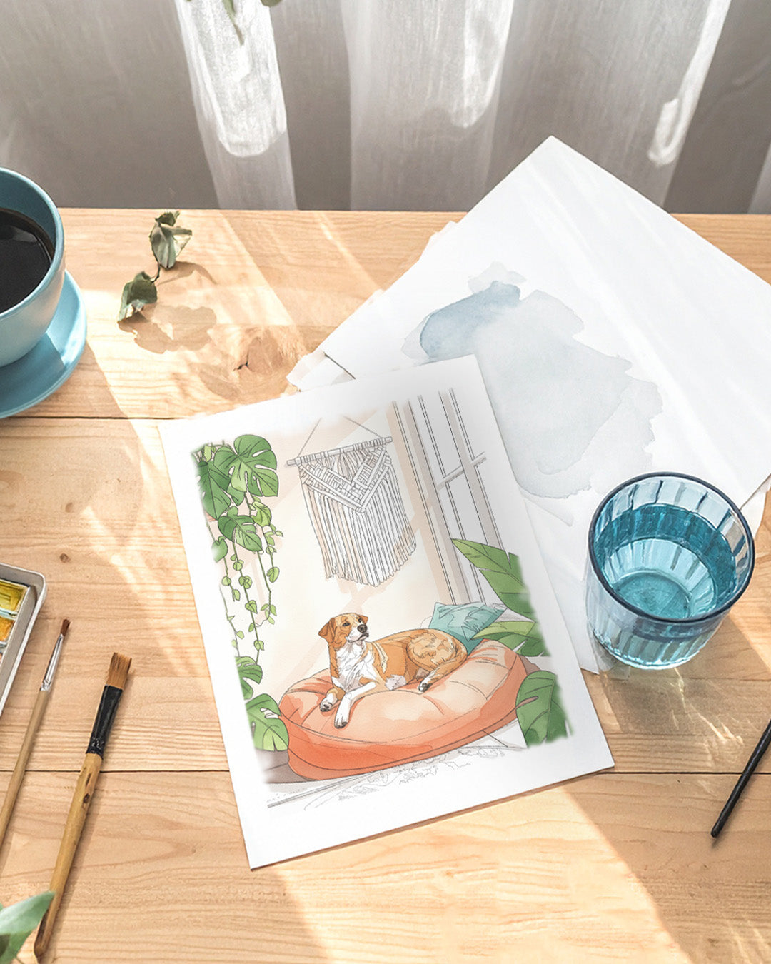 EN_ Slow and Good Vibes. Cozy and joyful scenes to color and relax.