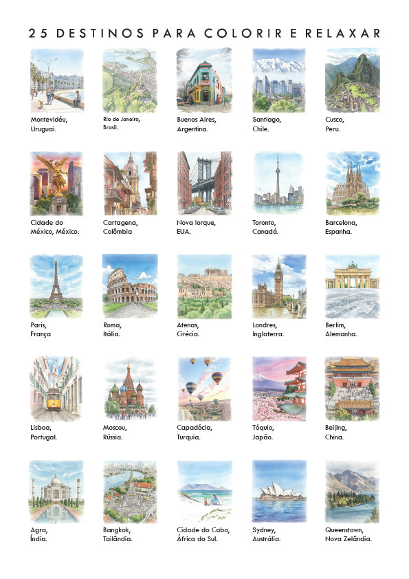 PT_ Passaporte Criativo. 25 Destinos para Colorir e Relaxar