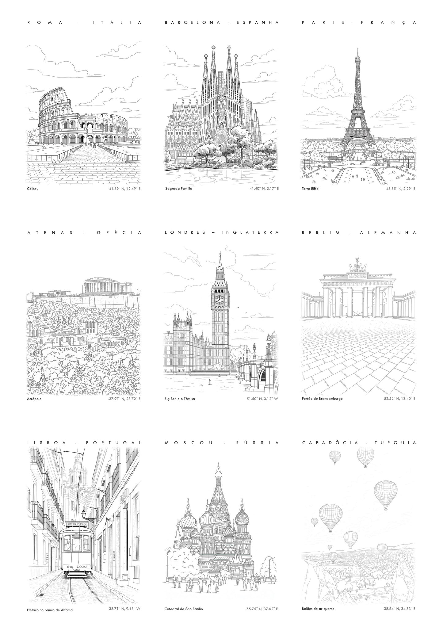 PT_ Passaporte Criativo. 25 Destinos para Colorir e Relaxar